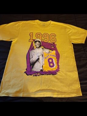 Kobe Bryant 1996 Black Mamba Extra Large Graphic T Shirt Size XLarge